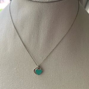 Tiffany & Co mini heart tag necklace